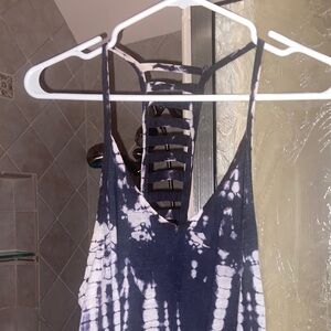 Tie-Dye Strappy Back Dress